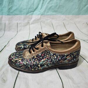 AEROGREEN Summer Iridescent Woven Golf Shoes~Size 7.5